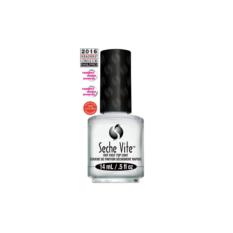 Seche Vite - Top Coat 0.5 Oz (14 mL) (2 - Pack) Health & Beauty