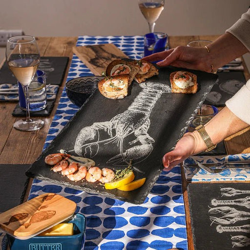 Selbrae House - Engraved Lobster Table Runner Home & Kitchen