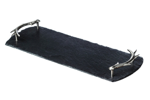 Selbrae House - Small Serving Tray with Antler Handles Home & Kitchen