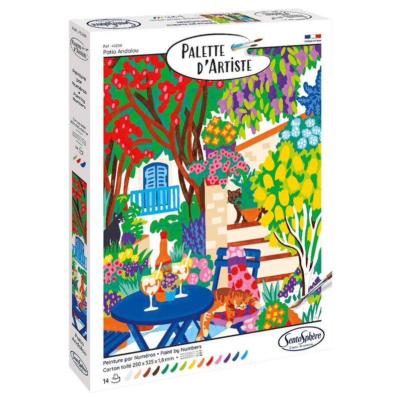Sentosphere - ARTIST PALETTE - ANDALUSIAN PATIO Arts & Crafts