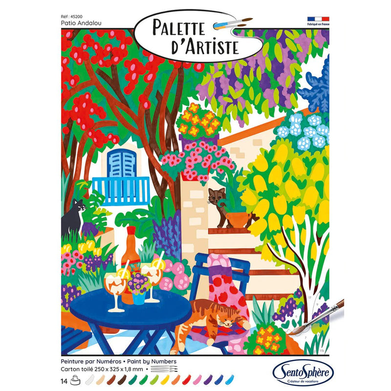 Sentosphere - ARTIST PALETTE - ANDALUSIAN PATIO Arts & Crafts
