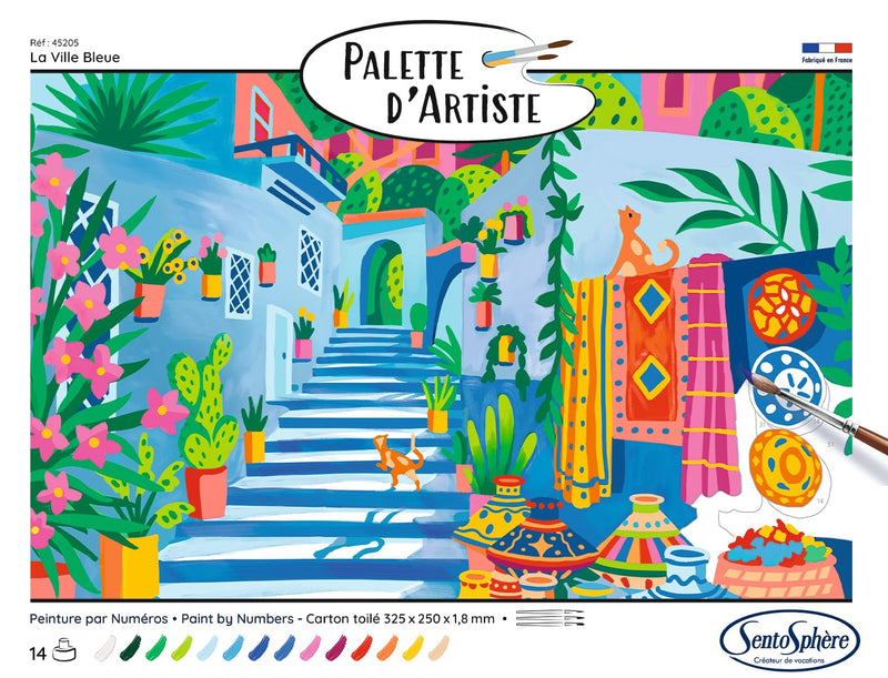 Sentosphere - ARTIST PALETTE - THE BLUE CITY Games & Toys