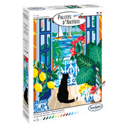 Sentosphere - ARTIST PALETTE - THE CAT BY THE WINDOW Arts & Crafts