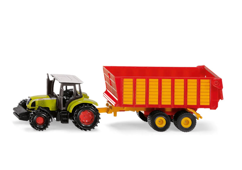 Siku - CLAAS TRACTOR WITH SILAGE TRAILER Games & Toys