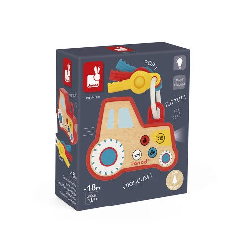 Janod - TRACTOR KEY RING - THE FARM