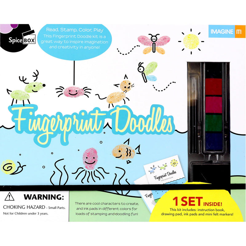 SpiceBox - IMAGINE IT - FINGERPRINT DOODLES Toys & Games