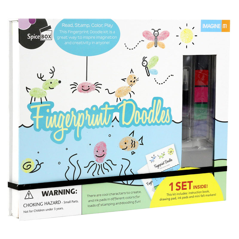 SpiceBox - IMAGINE IT - FINGERPRINT DOODLES Toys & Games