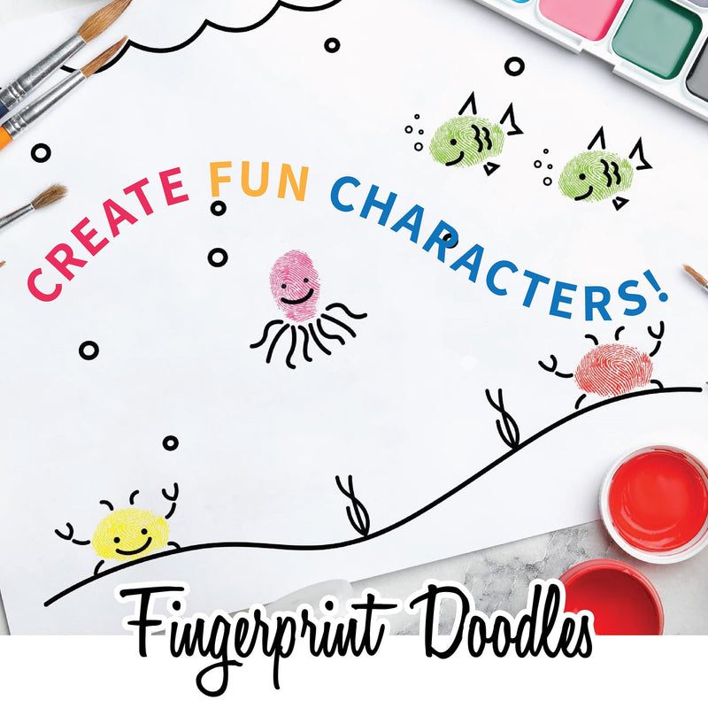 SpiceBox - IMAGINE IT - FINGERPRINT DOODLES Toys & Games