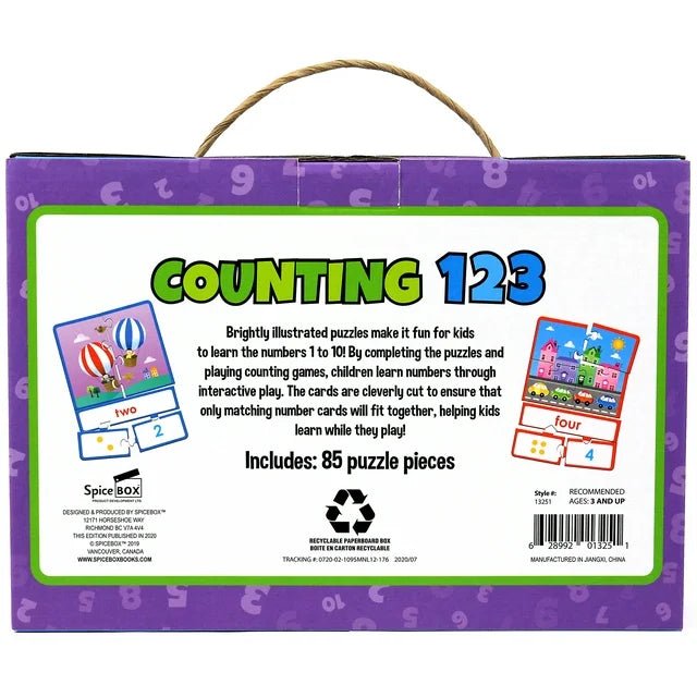 SpiceBox - MATCH &LEARN - COUNTING 123 Toys & Games