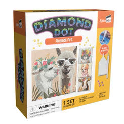 SpiceBox - DIAMOND DOT ANIMAL ART