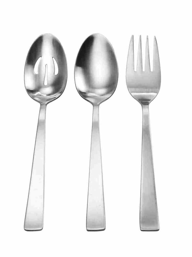 Splendide - Bistro 3PC Serving Set - Satin Home & Kitchen