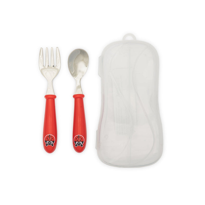 Splendide - Children Flatware 2PC Red Ladybug Home & Kitchen