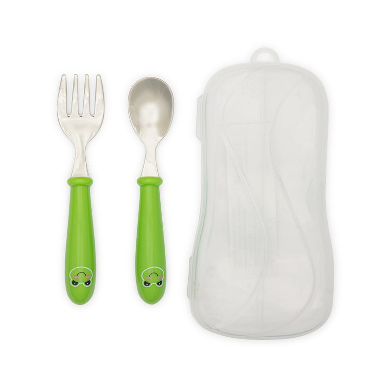 Splendide - Children Flatware 2PC Yellow Bee Home & Kitchen
