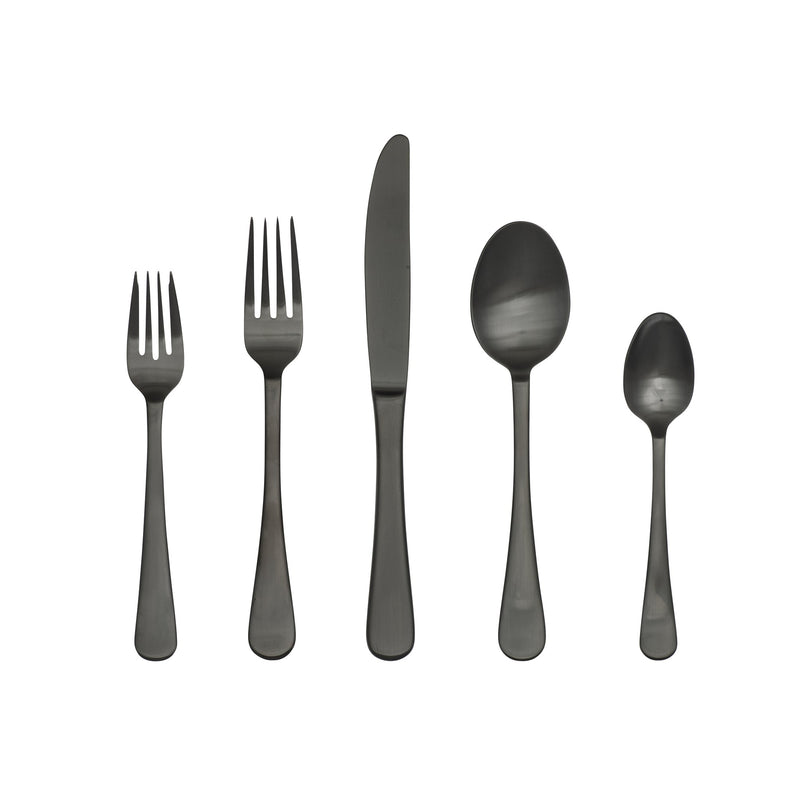 Splendide - Country Matte Black 20PC Set Home & Kitchen