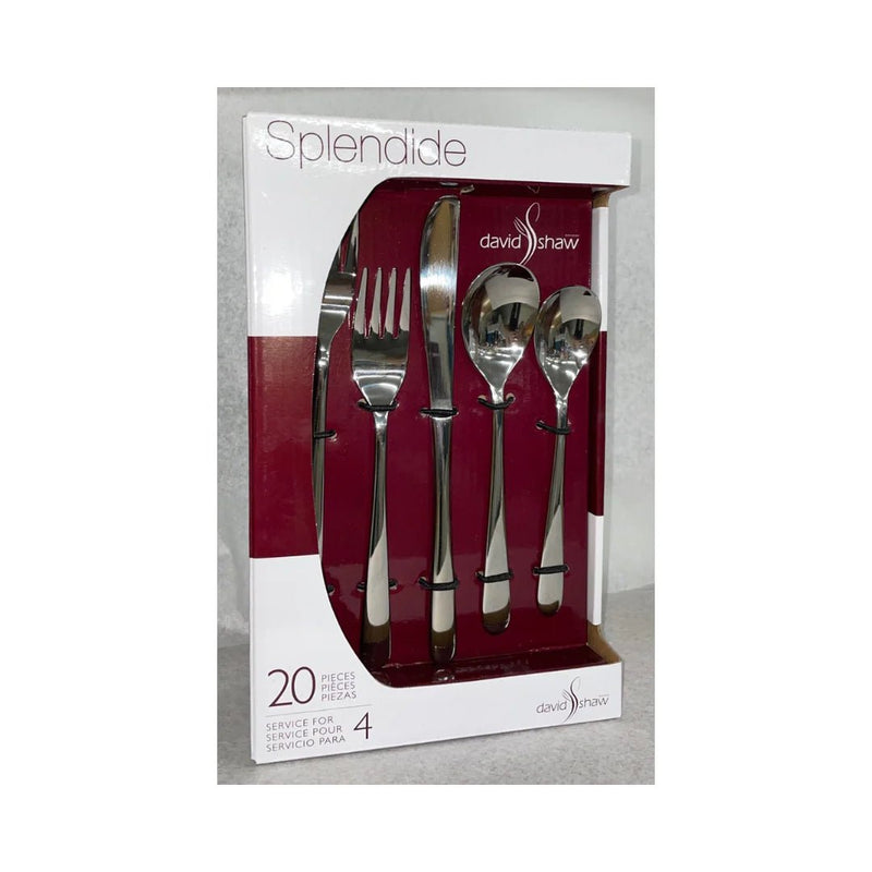 Splendide - Flatware (20 Pc) (CONTEMPRA) Home & Kitchen