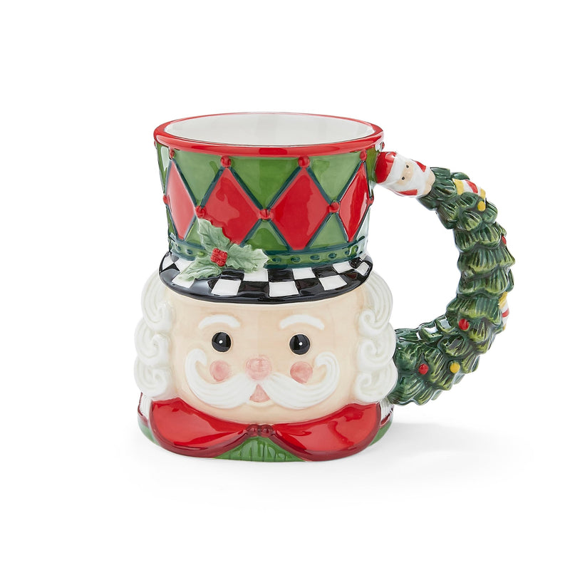 Spode - Black & White Figural - Nutcracker Toby Mug | 5.6 inch Home & Kitchen