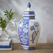 Spode - Blue Italian - Ginger Jar 15.5 Floral Home & Kitchen