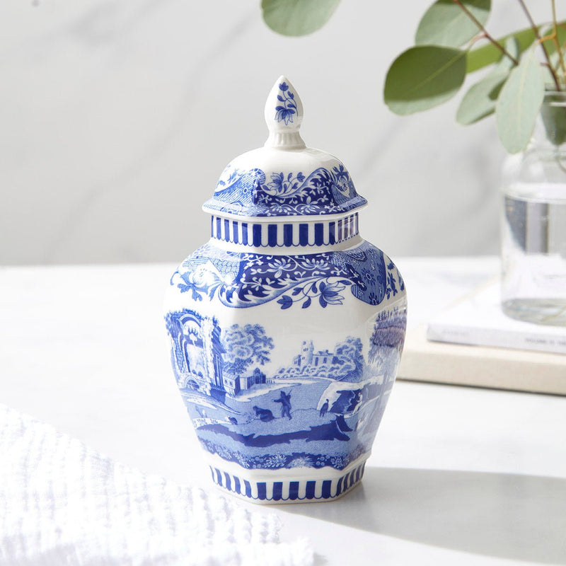 Spode - Blue Italian - Mini Vase 6 Home & Kitchen