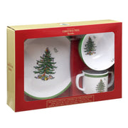 Spode - Christmas Tree Children’s 3 Piece Melamine Set Home & Kitchen