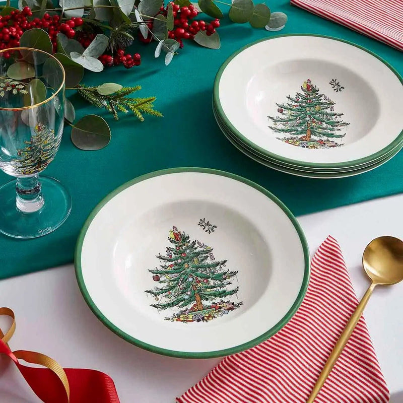 Spode - Christmas Tree - Soup Plate - UK | 23cm/9 in Home & Kitchen