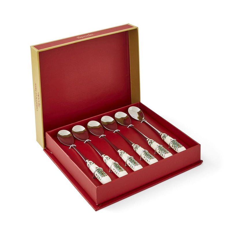 Spode - Christmas Tree Teaspoons - Limolin 