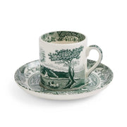 Spode - Green Italian - Espresso Cup & Saucer | 3 oz / 89 mL Home & Kitchen