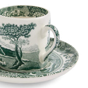 Spode - Green Italian - Espresso Cup & Saucer | 3 oz / 89 mL Home & Kitchen