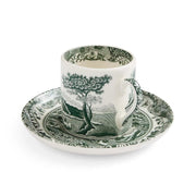 Spode - Green Italian - Espresso Cup & Saucer | 3 oz / 89 mL Home & Kitchen