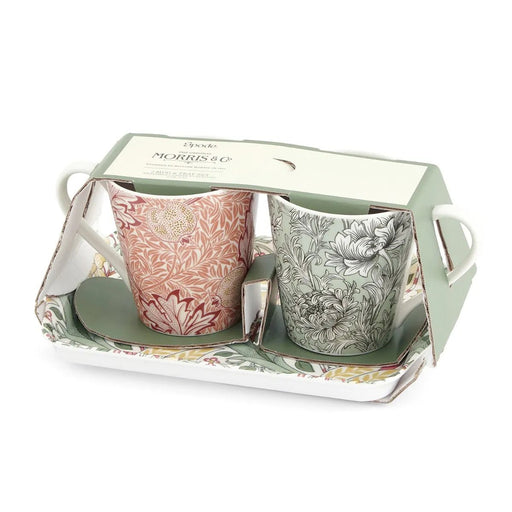 Spode - Morris & Co. - MUG AND TRAY SET - 6OZ Home & Kitchen