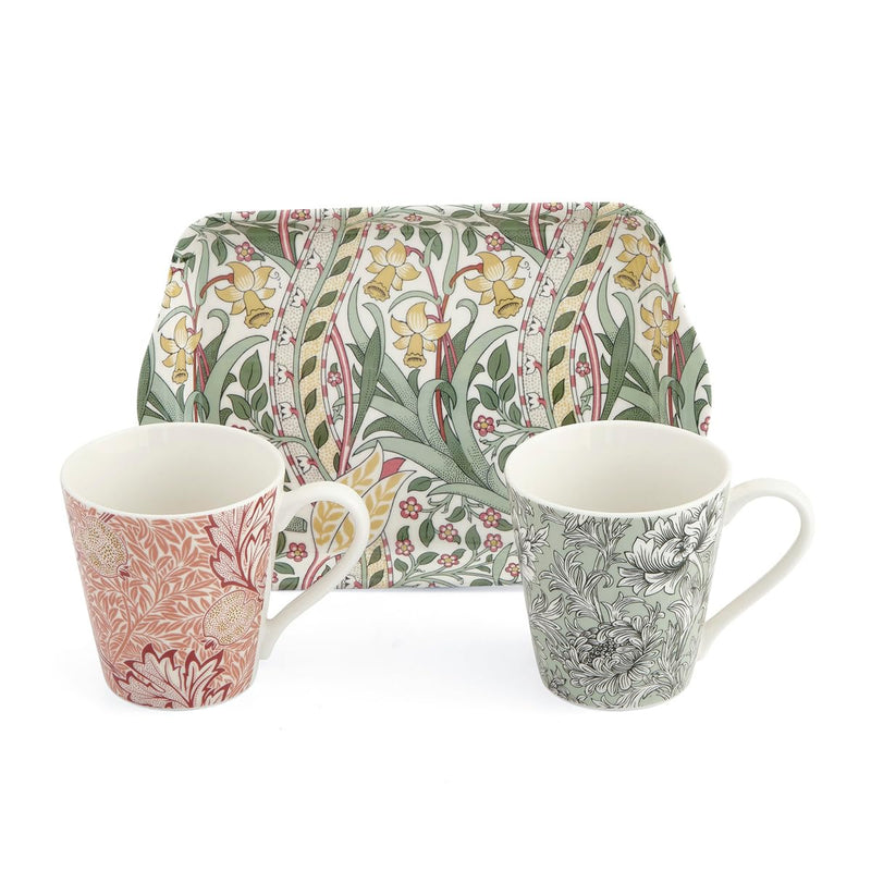 Spode - Morris & Co. - Mug & Tray Set | 6.5 oz Home & Kitchen