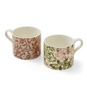 Spode - Morris & Co. - Mugs (Set of 2) Fruit & Honeysuckle | 12 oz Home & Kitchen