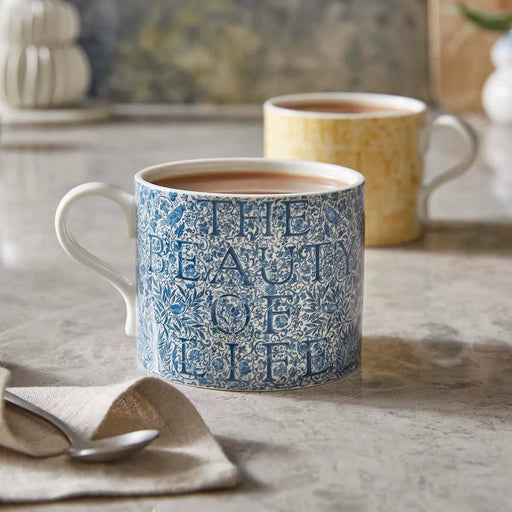 Spode - Morris & Co. - S/2 MUGS - THE BEAUTY OF LIFE Home & Kitchen