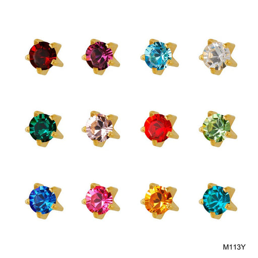 Studex - M113Y 12 Months Tiffany Ear Rings Gold 2mm Beauty & Personal Care