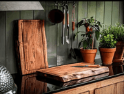 STYLE DE VIE - AUTHENTIC - FORGED - Forged Cutting Board, 17.7x11.8x1.4", Medium Home & Kitchen