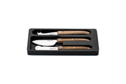 STYLE DE VIE - AUTHENTIC - LAGUIOLE Innovation Collection - 3 - Pcs Cheese Knives, Oak Wood Home & Kitchen