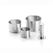 STYLE DE VIE - AUTHENTIC - PLATE - IT - Garnish Rings 4 - Piece Set, Matt finish, SS Home & Kitchen