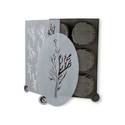 STYLE DE VIE - AUTHENTIC - PLATE - IT - Molds, Wood, 3 - Piece Set Home & Kitchen