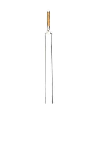 STYLE DE VIE - FORGED - Fork Skewer, 19.7"/ 50cm, "Olive Wood, SS"