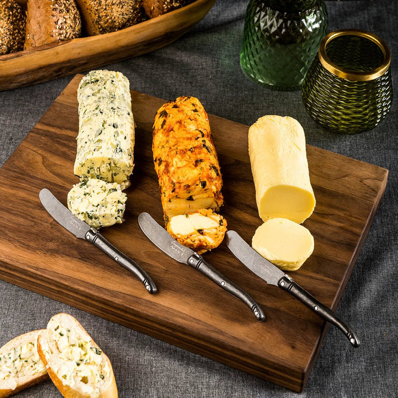 STYLE DE VIE - LAGUIOLE Premium - Butter Knives, 4 Pcs, 2.6""/6.5cm, B Home & Kitchen