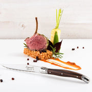 STYLE DE VIE - LAGUIOLE Premium - Steak Knives, 4.3 6 - Pcs Block Set, Dark Woo Home & Kitchen