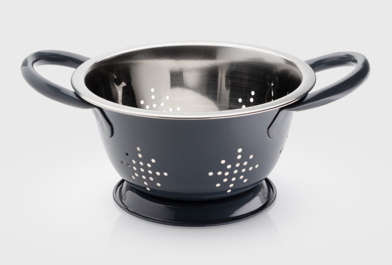 TEW - Mini Colander S/S & Graphite 15 x 8.6cm Home & Kitchen