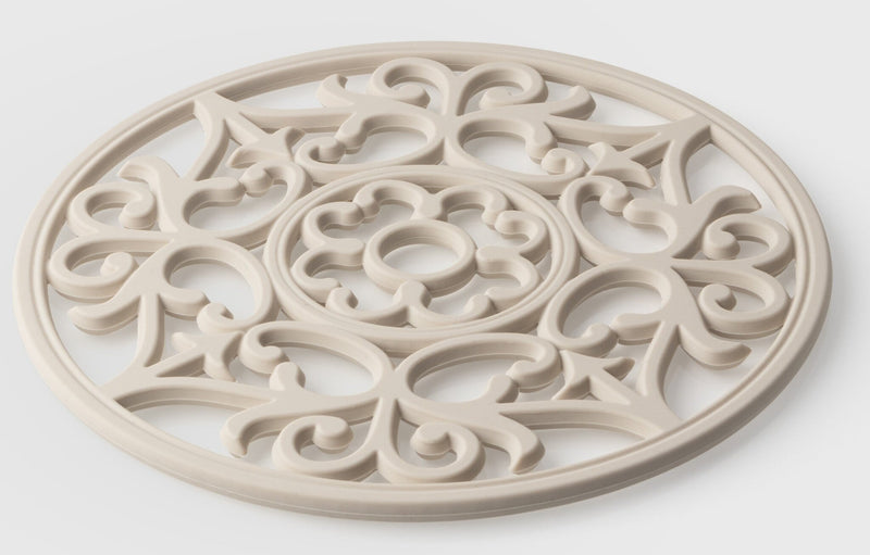TEW - Vintage Rnd Silicone Trivet Oyster
