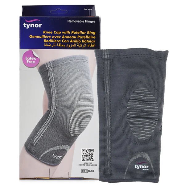 Tynor - KNEE CAP CLOSE PATELLA (WITH HINGE) Health & Wellness SMALL