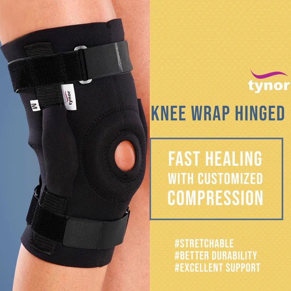 Tynor - Knee Wrap Hinged (Neoprene) Health & Wellness Small