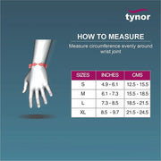 Tynor - Wrist Splint (Ambidextrous) Health & Wellness Small