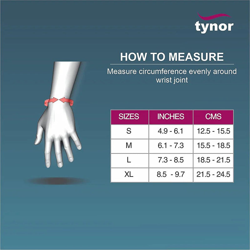 Tynor - Wrist Splint (Ambidextrous) Health & Wellness Small