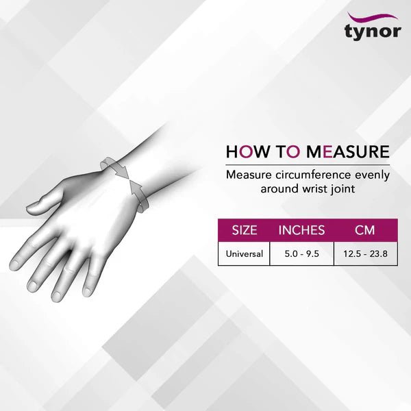 Tynor - Wrist Wrap (Neoprene) - UNIVERSAL Health & Wellness
