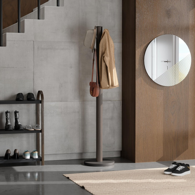 UMBRA - Flapper Coat Rack | Modern Entryway Coat Rack and Hat & Accessory Organizer Home & Kitchen Grey