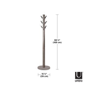 UMBRA - Flapper Coat Rack | Modern Entryway Coat Rack and Hat & Accessory Organizer Home & Kitchen Grey