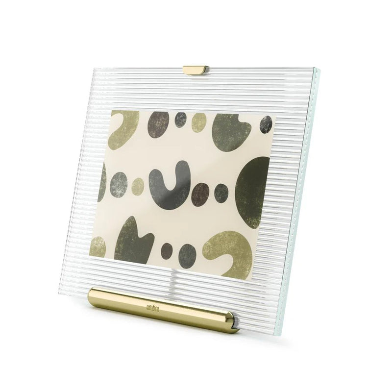 UMBRA - Flute Picture Frame Home & Kitchen Brass 4x6"